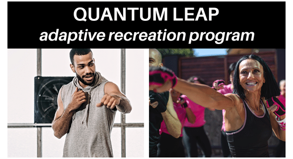 Man & Woman box exercising w/QL name