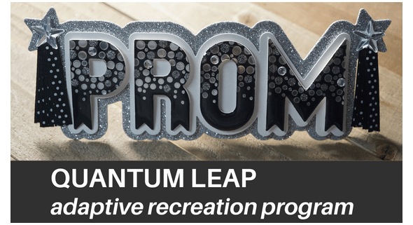 Prom in silver/black artwork design w/QL name