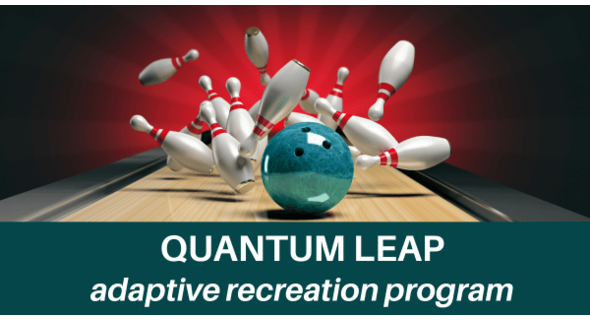 Teal bowling ball striking pins graphic w/QL name