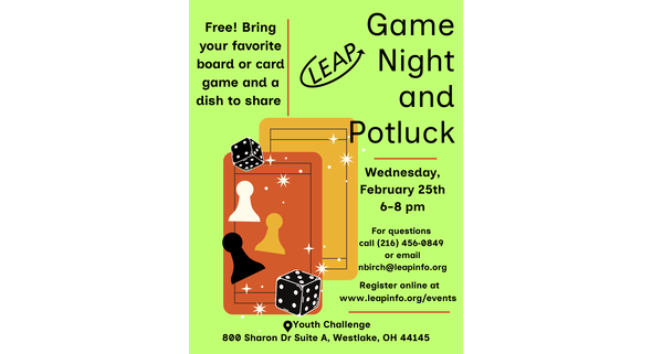 Game Night and Potluck