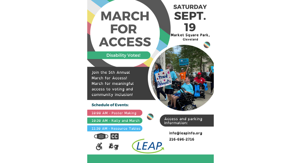 March For Access flyer 