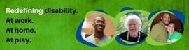 LEAP YouTube Banner: Tagline w/3 photos on green background.