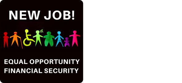 New Job! +icons+ = Opportunity, Financial Security